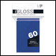 Ultra Pro  Small Card Sleeves 60pk - Blue (10 Count CDU) 