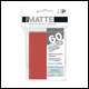 Ultra Pro - Small Pro Matte Card Sleeves 60pk - Red (10 Count CDU) 