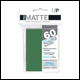 Ultra Pro - Small Pro Matte Card Sleeves 60pk - Green (10 Count CDU) 