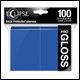Ultra Pro - Eclipse Gloss Standard Sleeves 100 Pack - Pacific Blue