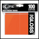 Ultra Pro - Eclipse Gloss Standard Sleeves 100 Pack - Pumpkin Orange