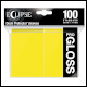 Ultra Pro - Eclipse Gloss Standard Sleeves 100 Pack - Lemon Yellow
