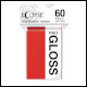 Ultra Pro - Eclipse Gloss Small Sleeves 60 Pack - Apple Red