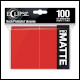 Ultra Pro - Eclipse Standard Matte Sleeves 100 Pack - Apple Red