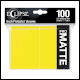 Ultra Pro - Eclipse Standard Matte Sleeves 100 Pack - Lemon Yellow