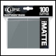 Ultra Pro - Eclipse Standard Matte Sleeves 100 Pack - Smoke Grey