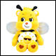 Care Bears - 9 Inch Bean Plush - Bumble Bee Funshine Bear (4 Count)