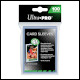 Ultra Pro - 2-1/2 Inch x 3-1/2 Inch Antimicrobial Card Sleeves 100 Pack