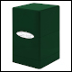 Ultra Pro - Satin Tower Deck Box - Hi-Gloss Emerald