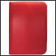 Ultra Pro - 4 Pocket Zippered Pro Binder - Red