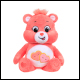 Care Bears - 9 Inch Bean Plush - Love-A-Lot Bear (4 Count)
