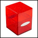Ultra Pro - Satin Cube Deck Box - Glitter Red