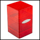 Ultra Pro - Satin Tower Deck Box - Glitter Red