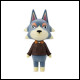 Animal Crossing - Wolf Gang Miniature Figures - Wave 2 (8 Count)