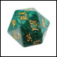 Ultra Pro - Dungeons & Dragons - Oversized D20 Dice - Collectible Elvish Rellanic