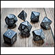 Chessex - Speckled Polyhedral 7 Dice Set - Ninja
