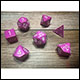 Chessex - Opaque Polyhedral 7 Dice Set - Light Purple w/White