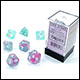 Chessex - Nebula Polyhedral 7 Dice Set - Luminary Wisteria/White 