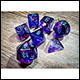 Chessex - Nebula Polyhedral 7 Dice Set - Luminary Nocturnal Blue 