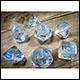 Chessex - Borealis Polyhedral 7 Dice Set - Luminary Icicle light blue