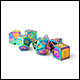 Fanroll - 16mm Metal Polyhedral Dice Set: Torched Rainbow