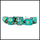 Fanroll - 16mm Metal Polyhedral Dice Set: Turquoise