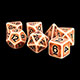 Fanroll - 16mm Resin Polyhedral Dice Set: Ancient Brown