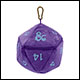 Ultra Pro - Dungeons & Dragons - D20 Plush Dice Bag - Phandelver Campaign - Royal Purple and Sky Blue
