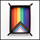 Fanroll - Pride Fold Up Velvet Dice Tray - Rainbow Flag