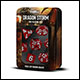 Fanroll - Dragon Storm Silicone Dice Set - Red Dragon Scales
