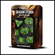 Fanroll - Dragon Storm Silicone Dice Set - Green Dragon Scales