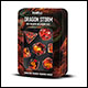 Fanroll - Dragon Storm Inclusion Resin Dice Set - Red Dragon